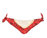 AGENT PROVOCATEUR Damen Bikini Hose Elegant Spitze Sommer Rot Größe S - £107.89 GBP