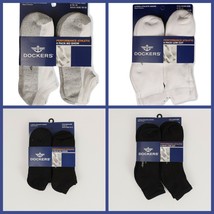 Dockers Athletic Socks 6 Pack Men Size 10-13 Black White 4 Styles to Choose - £7.04 GBP