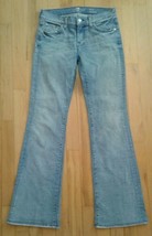 7 For All Mankind Lexie Petite Bootcut Jeans Sz 26 USA Factory Distresse... - $13.46