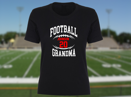 Custom Football Grandma Ladies T-shirt - £18.09 GBP+