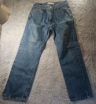 Levis Jeans Mens Sz 31x31 (Tag 34X32)505 Blue Y2K Light Wash Straight Le... - £20.16 GBP
