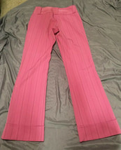 Three Pink Moons Juniors Pink Dressy Pants Size 8 Poly Spandex Rayon Blend - £4.45 GBP