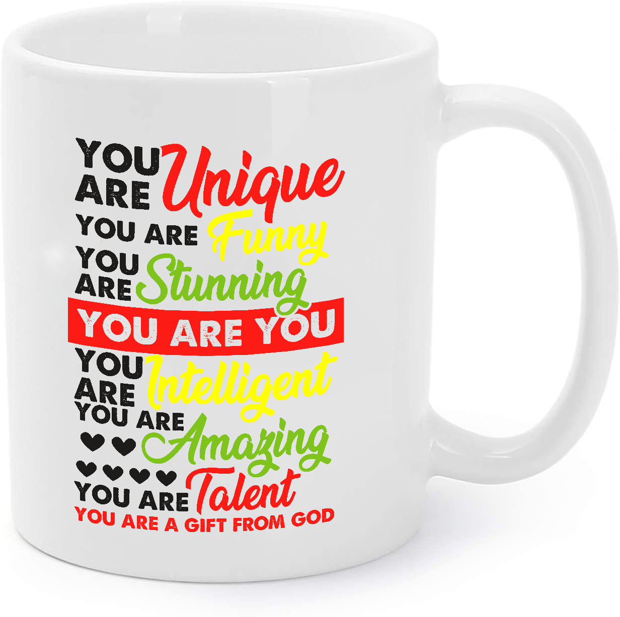 Love Husband And Wife Coffee Mug - You're A Gift From God - $16.95