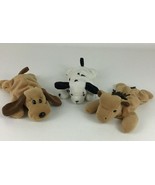 TY Beanie Babies Bones Dotty Derby Plush Stuffed Animals 3pc Lot Vintage... - $16.78