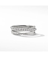 David Yurman The Crossover Collection Ring with Diamonds - £310.82 GBP