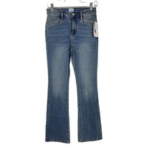 Time and Tru Womens High Rise Flare Jeans Size 4 Blue Light Wash Denim New - £12.74 GBP