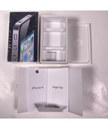 Apple iPhone 4 Black 16 GB Empty Box Only + Manual - $13.56 CAD