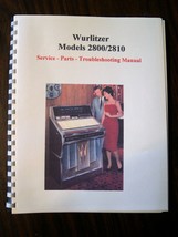 Wurlitzer Model 2800 Jukebox Manual - $631.50 MXN
