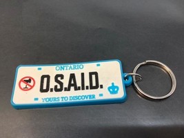 Vintage Promo Keyring Osaid Ontario Keychain Yours To Discover Ancien Porte-Clés - £5.83 GBP