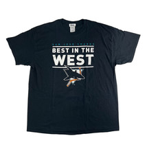 Rinky San Jose Sharks Hockey Best in the West XL Black Tshirt Classic Old Logo - $29.00