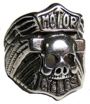 Quality Pig / Hogg Motorcycles Ring #41 Jewelry Unisex Mens Womens Biker Rose - £7.55 GBP