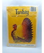 Vintage 1981 Beistle Honeycomb Thanksgiving Turkey Centerpiece Decoratio... - $17.63 CAD