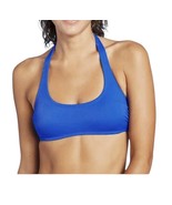 Xhilaration Junior's Ribbed Halter Bikini Top Size M Royal Blue Padded Beach NWT - $5.00