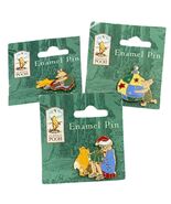 Classic Pooh Christmas Theme Disney Enamel Pin Set of 3 By Michel &amp; Co. - $26.93 CAD