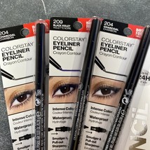 bundle 3- Pencil Eyeliner Revlon, Color Stay Eye Makeup 2 Charcoal, 1 blk Violet - £17.85 GBP