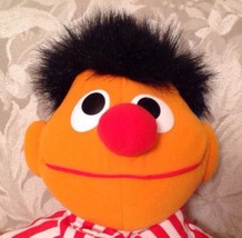 TYCO 1996 Sesame Street Sleep And Snore Ernie Talking &amp; Singing Plush Doll 18&quot; - £9.49 GBP