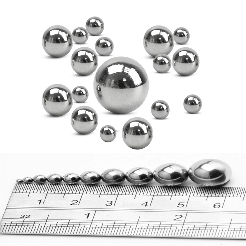 Sporting 1-12mm 5/10/25/50/100Pcs Steel Balls Hunting The A Steel Round Bearing  - £23.51 GBP