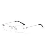 Women Men Ultra-light Frameless Readers Eyeglasses For Men Eyewear Readi... - £10.04 GBP
