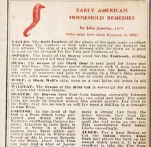 Early American Household Remedies 1965 Almanac First Aid Ephemera DWNN4 - $376.75 MXN