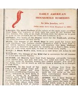 Early American Household Remedies 1965 Almanac First Aid Ephemera DWNN4 - $374.96 MXN