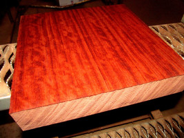 Large Kiln Dried Exotic Bubinga Platter Blanks Lumber Lathe Wood 12&quot; X 12&quot; X 2&quot; - £43.38 GBP