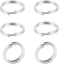 20Pcs  Authentic 925 Sterling Silver 10Mm Split Jump Ring round Open Con... - $48.14