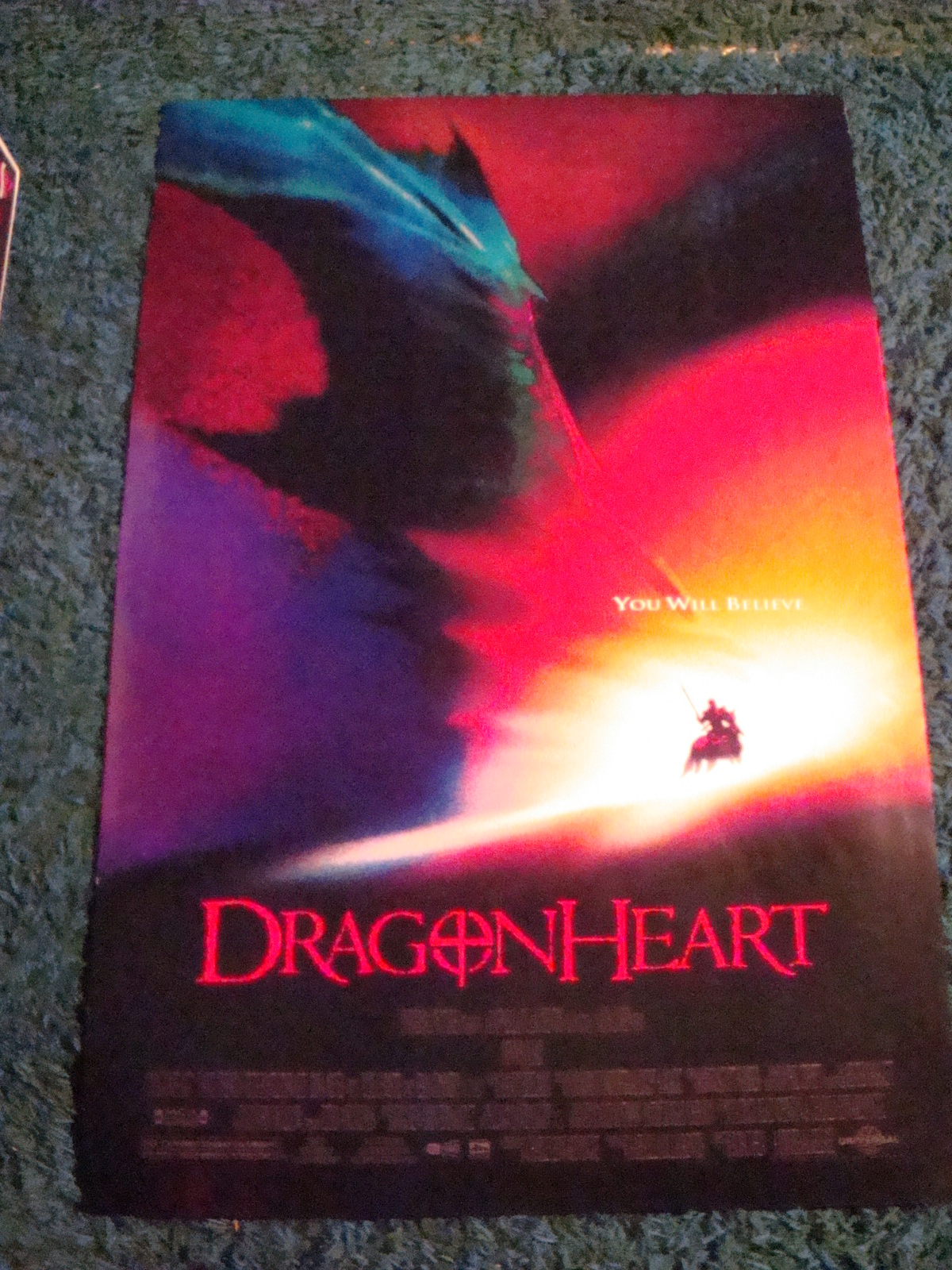 DRAGONHEART - MOVIE POSTER - $20.00