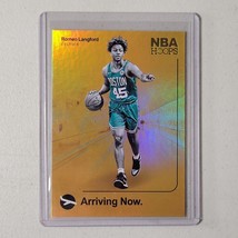 Romeo Langford 2019-2020 Panini NBA Hoops Ariving Now Rookie Card Celtics Holo - $3.99