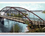 Blackfriars Bridge London Ontario Canada WB Postcard B14 - $2.92