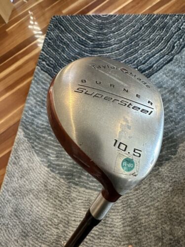 Taylor Made Burner Super Steel 10.5 RH Driver R-80 Bubble Graphite Shaft... - $29.65