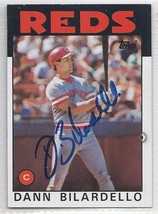 Dann Bilardello Signed Autographed Baseball Card 1986 Topps - $9.60