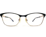 Tura Eyeglasses Frames R580 BLK Rose Gold Pink Tortoise Black Cat Eye 51... - £29.39 GBP