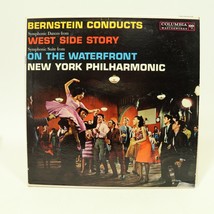 Bernstein Conducts New York Philharmonic On the Waterfront West Side Story LP - £6.22 GBP