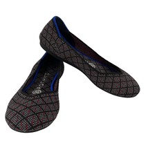 Rothy’s Nordstrom Exclusive Charcoal Tweed Flats 5.5 Retired - £76.22 GBP