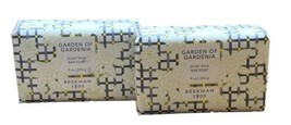 2 BEEKMAN 1802 Garden Of Gardenia Goat Milk Soap Bars LARGE 9 oz each - £30.76 GBP