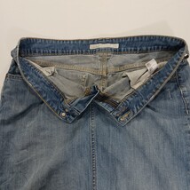 Old Navy RN#54023 Women's Blue Cotton Blend Denim Skirt Pockets Size 16 image 9