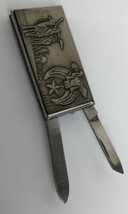RARE Vintage Masonic Money Clip Pocket Knife Nail File Shriner Hong Kong - LOOK - £19.68 GBP