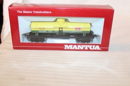 HO Scale Mantua, 35&#39; Tank Car, Single Dome, DuPont, Yellow &amp; Green, #6972 - £23.77 GBP