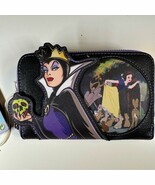 Loungefly Disney Snow White Evil Queen Villains Scenes Zip Around Wallet... - $600.88 MXN