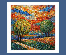 The Mosaic Park Poster Print 23 x 23 in - £25.85 GBP