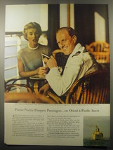 1959 Orient &amp; Pacific Cruise Ad - Purser Puckle Pampers Passengers - £11.98 GBP