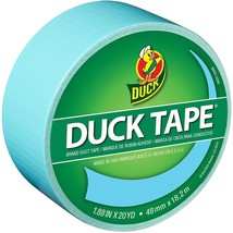 Duck Brand 240980 Color Duck Tape Frozen Blue, 1.88-Inch by 20 Yards, Single Rol - £14.15 GBP