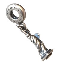Pandora Solid Sterling Silver NY Statue of Liberty Dangle Charm Bead 925 ALE - £31.79 GBP