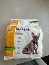 Arm &amp; Hammer Disposable Dog Wraps, Size Med, 12 Count | 16.5-21” waist B... - $15.52