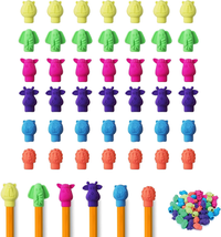 – Erasers for Kids Cap Erasers for Pencils, Cute Erasers, Pencil Toppers, Animal - £10.37 GBP
