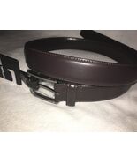 Michael Kors Mens  Belt BROWN  Silver Buckle SZ 34 NEW - €67,71 EUR Michael Kors Mens  Belt BROWN  Silver Buckle SZ 34 NEW - €67,71 EUR