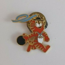 Vtg 1988 Special Olympic Mascot Hondori The Tiger USA Team Bowling Lapel Hat Pin - £4.19 GBP