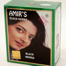 2x Black Henna Amir&#39;s 6Pouches X 10gram Herbal Henna Natural Powder - £19.72 GBP
