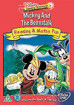 Mickey And The Beanstalk: Reading And Maths Fun DVD (2005) Walt Disney S... - £13.96 GBP