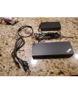Lenovo ThinkPad ThunderBolt 3 Dock 40AC DBB9003L1 W/ 135w charger USB TY... - $59.40